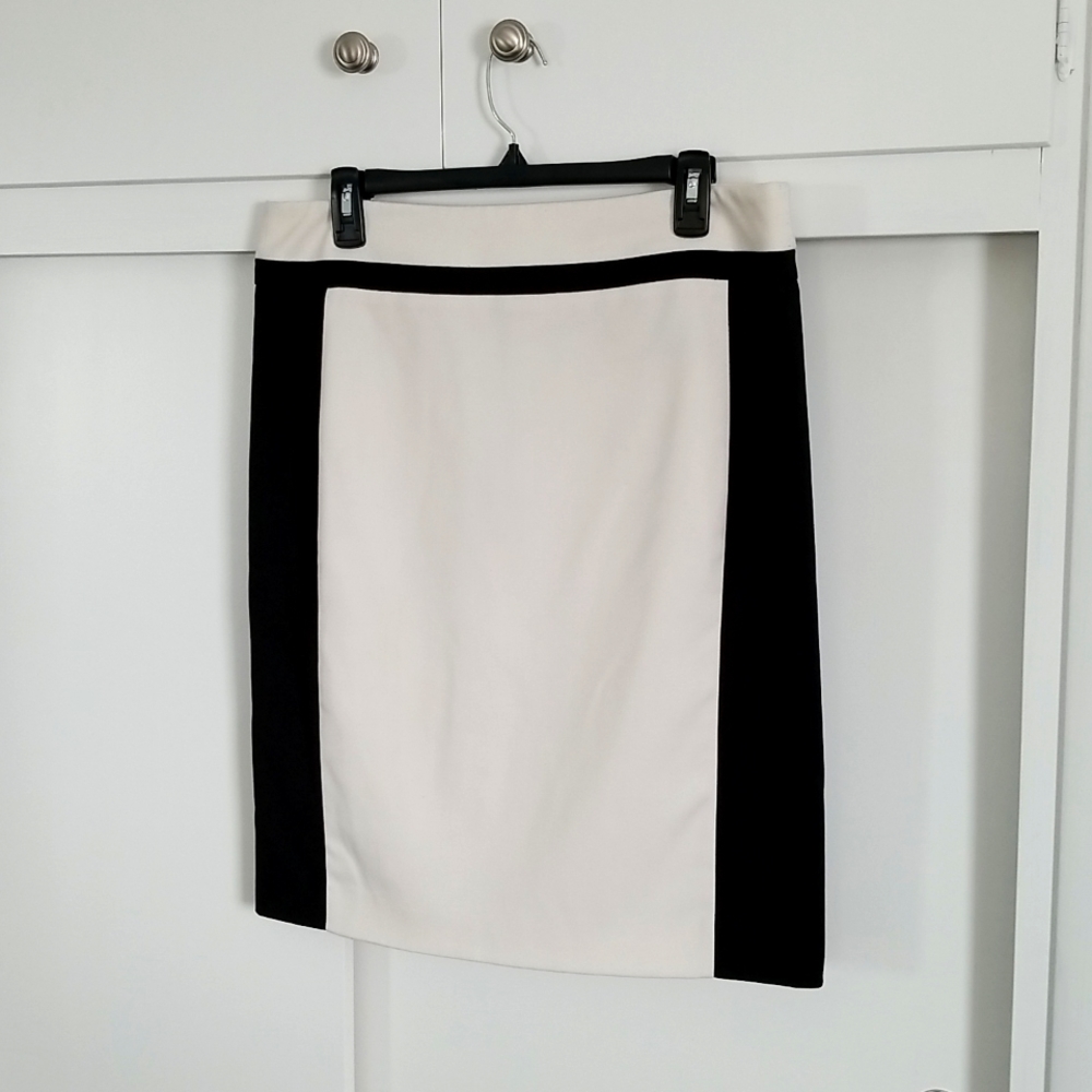NEXT Black and Cream Skirt